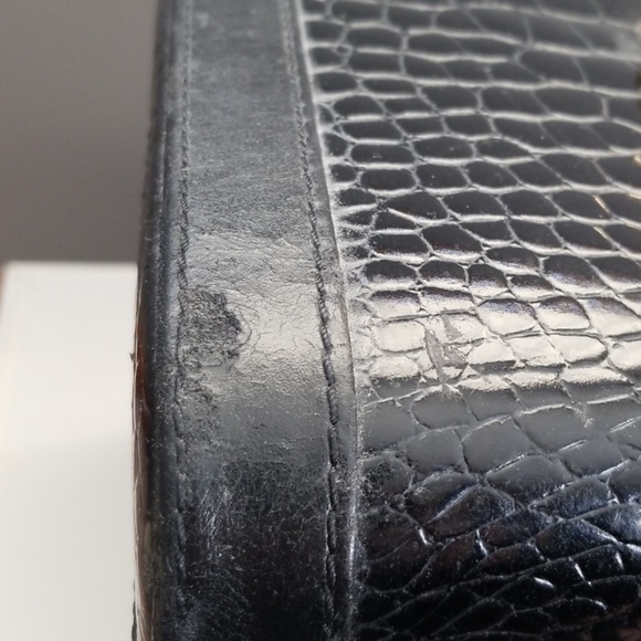 Fendi Train Case Crocodile Embossed Leather - Picture 5 of 8